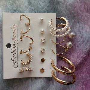9 sets of earrings